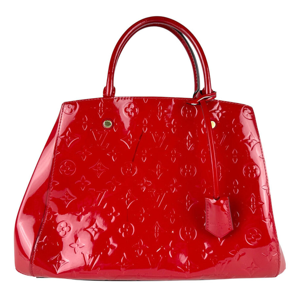 Louis Vuitton Monogram Vernis Montaigne MM Handbag/Shoulder Bag, Women's, M50...